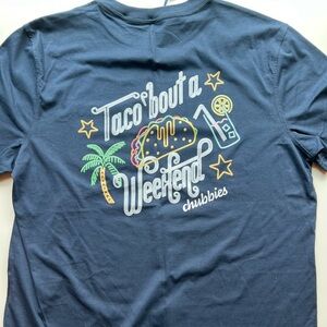 NWT Men’s Chubbies short sleeve The taco bout it T-Shirt